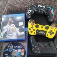 ps4 slim 500  کیکا .. ۳ دست ..۳ بازی