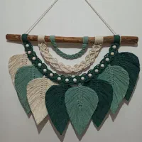 دیوار کوب مکرومه