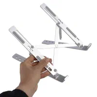 استند لپ تاپ فلزی تاشو قابل حمل|قطعات و لوازم جانبی رایانه|مشهد, نیروی هوایی|دیوار