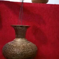 لنتر برنجی قاجاری مشبک آنتیک  واقعی ۷۵سانتی متر|کلکسیون اشیاء عتیقه|تهران, تهرانسر مرکزی|دیوار