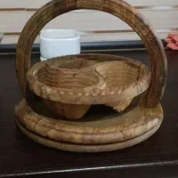 آجیل خوری /اردوخوری تاشو چوبی