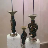 لوستر سقفی سه شعله