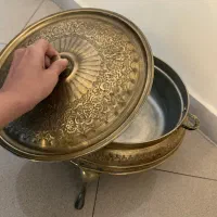 ظرف قدیمی برنجی آنتیک|کلکسیون اشیاء عتیقه|تهران, شهرک امید|دیوار