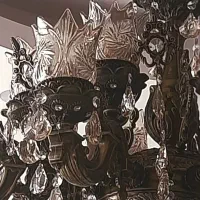 لوستر برنزی یا برنجی بزرگ و زیبا|لوستر و چراغ آویز|اصفهان, ملک‌شهر|دیوار