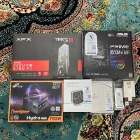 کیس سیستم گیمینگ rx5700xt i5 11400f 16g