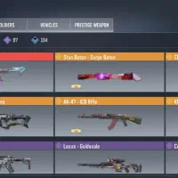 اکانت کالاف متیک دار و اسکین گردونه