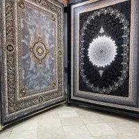 فرش دلوین زغالی ۷۰۰شانه تراکم ۲۵۵۰ تمام اکرلیلک