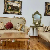 مبل و نهارخوزی استیل سلطنتی سفارشی کار دست|مبلمان خانگی و میز عسلی|تهران, زعفرانیه|دیوار