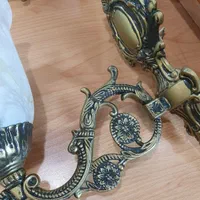 یک جفت دیوار کوب برنز سنگین|لوستر و چراغ آویز|اصفهان, بهارستان|دیوار