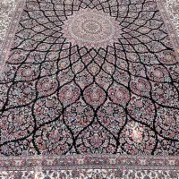 یک تخته فرش ماشینی کاشان ۹ متری|فرش|همدان, |دیوار