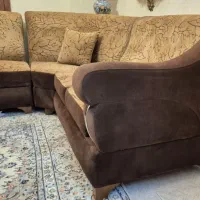 مبل ال هفت نفره راحتی تمیز و سالم|مبلمان خانگی و میز عسلی|سمنان, |دیوار