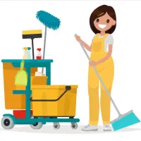 نیروی خانم جهت نظافت منزل هفته ای ۲ جلسه
