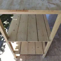 میز چوبی ۳ طبقه