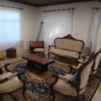 مبلمان استیل با ناهار خوری ۶ نفره|مبلمان خانگی و میز عسلی|لولمان, |دیوار