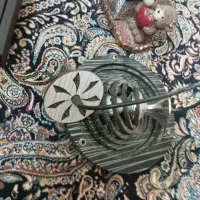 لوستر و سه تیکه دیواری با دو مجسمه
