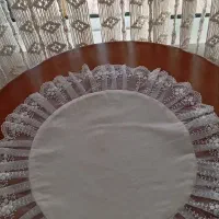 رومیزی چین دار دانتل