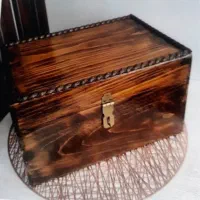 صندوقچه چوبی صندوق|صنایع دستی و سایر لوازم تزئینی|اسدآباد, |دیوار