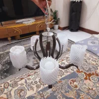 لوستر ۵شعله و ۳ شعله نو