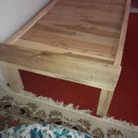 تخت خواب چوبی|تخت و سرویس خواب|شهرضا, |دیوار