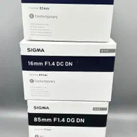 لنز سیگما مانت سونی  85mm 16mm 30mm