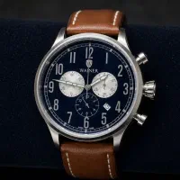 WAINER Swiss Made WA-10666 کرنوگراف سه موتوره