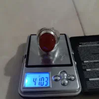 انگشتر نقره باعقیق یمنی