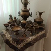 سماورذغالی نو ست کامل باقیمت عالی
