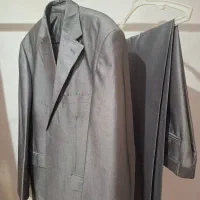 کت شلوارلیزری نقره ای۵۴