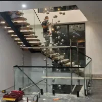 پله و نرده شیشه ای|خدمات پیشه و مهارت|آبادان, |دیوار