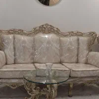 مبل سلطنتی 9 نفره طلایی