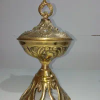 ظرف قندان شکلات خوری برنجی نوی نو