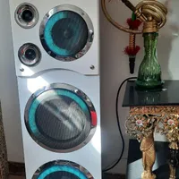 باند اسپیکر خونگی دوقلو رقص نور دار میکرولب