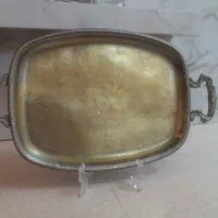 سینی برنز خیلی قدیمی قلمکاری