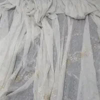 پرده حریر نباتی طرح دار|پرده، رانر، رومیزی|کامیاران, |دیوار