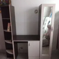 ست کمد و میز تحریر وکتابخونه دوتا کشو سفارشی ساخت