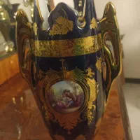 گلدان لیلی مجنون طلا کوب