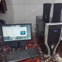 کامپیوتر کامل ،کیس، ال ای دی،کیبورد، موس و بلندگو