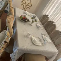 مبل ۷ نفره به همراه ناهار خوری چوب راش در حد نو|مبلمان خانگی و میز عسلی|آمل, |دیوار