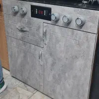 گاز همراه با کابینت۵۶/mdf هایگلس، ارسال رایگان رشت|اجاق گاز و لوازم برقی پختوپز|رشت, بازار|دیوار