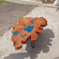 میز عسلی با چوب گردو