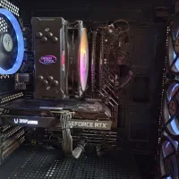 کیس گیمینگ RTX 3060 Ti و i5 13600KF کاملا سالم|رایانه رومیزی|اردبیل, |دیوار