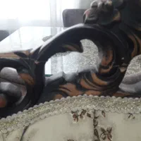 مبل استیل سلطنتی ۹ نفره به همراه ناهار خوری ۸ نفره|مبلمان خانگی و میز عسلی|کرج, اصفهانی‌ها|دیوار