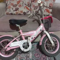 دوچرخه عدد دوچرخه ۱۲ دخترانه صورتی