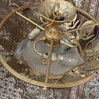 لوستر سقفی برنز سه شاخه|لوستر و چراغ آویز|تهران, ونک|دیوار