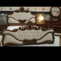 تخت دونفره عروس لک|تخت و سرویس خواب|ملارد, |دیوار