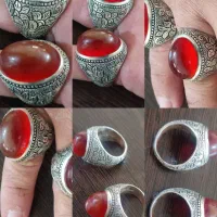 انگشتر نقره دست‌سازقلم .معاوضه فقط با موبایل|جواهرات|تهران, اتابک|دیوار