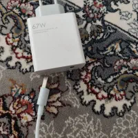 شارژر و سیم شیائومی ۶۷ وات