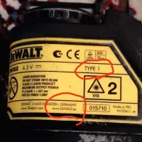 لیزر DEWALTتیپ1(نور قرمز )برای کناف کاری|ابزارآلات|کرج, شهرک سپهر|دیوار