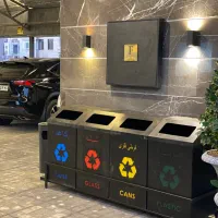 سطل زباله شهری/تفکیک/بازیافت/جاسیگاری/سفارشی