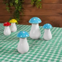 نمک‌پاش سه‌عددی سرامیکی طرح قارچ